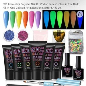 SXC Glow in the Dark Polygel Kit (Zodiac Series)